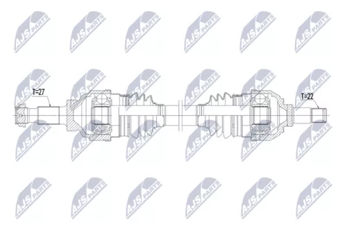 NTY NTY NPW-ME-216 NTY NPW-ME-216 Drive Shaft 