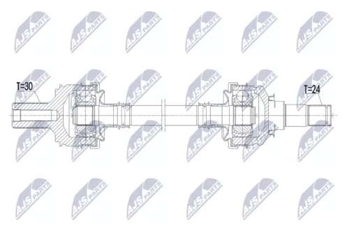 NTY NPW-ME-223 Drive Shaft