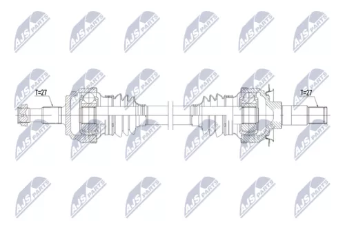 NTY NTY NPW-ME-226 NTY NPW-ME-226 Drive Shaft 