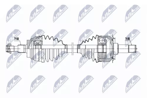NTY NTY NPW-ME-229 NTY NPW-ME-229 Drive Shaft 