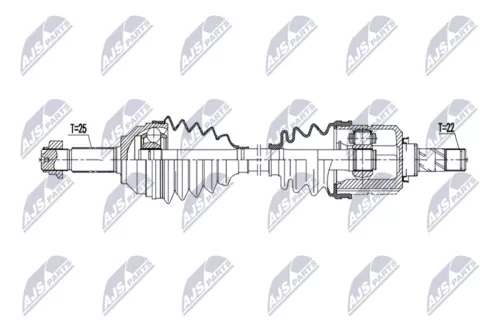 NTY NPW-MG-009 Drive Shaft