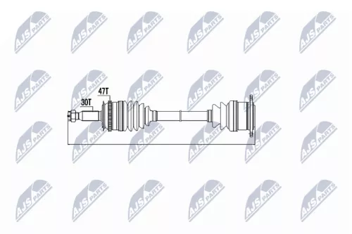 NTY NTY NPW-MS-001 NTY NPW-MS-001 Drive Shaft 