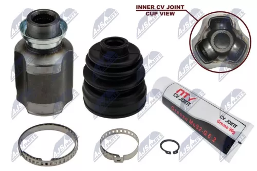 NTY NTY NPW-MS-027 Front Left Front Right Outer Inner NTY Cv Joint & Boot Kit 