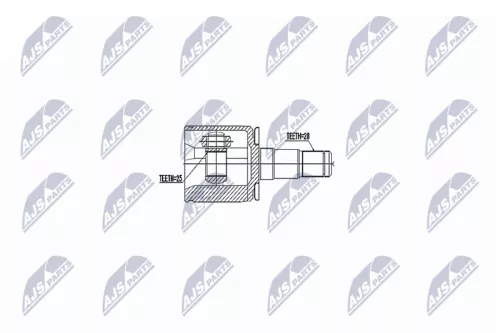 Front Left Inner NTY Cv Joint & Boot Kit