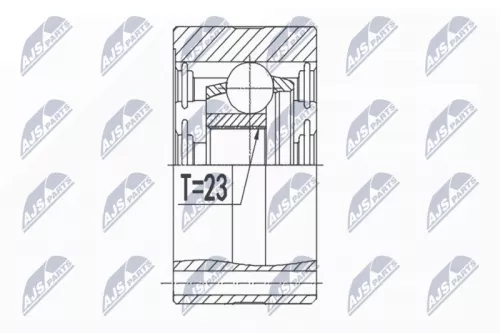 NTY NTY NPW-MS-048 Joint, propshaft 