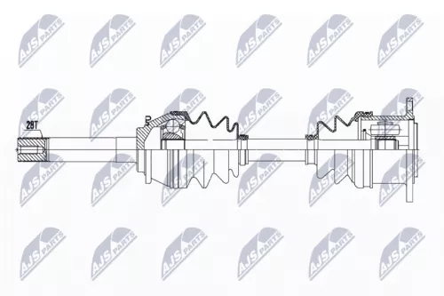 NTY NPW-MS-051 Drive Shaft