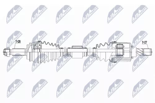 NTY NTY NPW-MS-061 NTY NPW-MS-061 Drive Shaft 