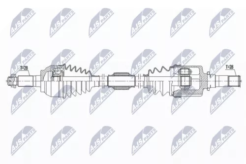 NTY NPW-MZ-062 Drive Shaft