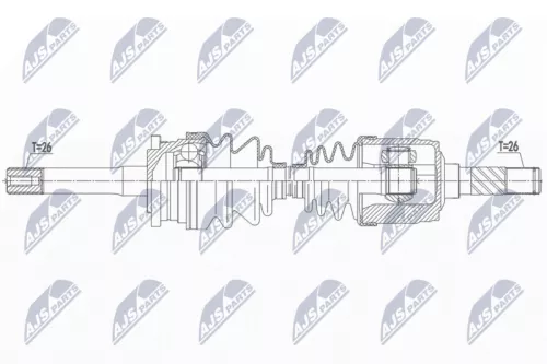 NTY NTY NPW-MZ-066 NTY NPW-MZ-066 Drive Shaft 