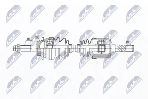 NTY NPW-MZ-070 Drive Shaft