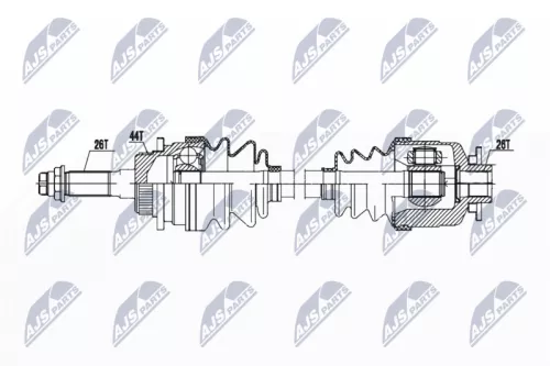 NTY NPW-MZ-072 Drive Shaft