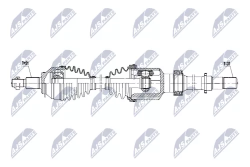 NTY NTY NPW-MZ-104 NTY NPW-MZ-104 Drive Shaft 
