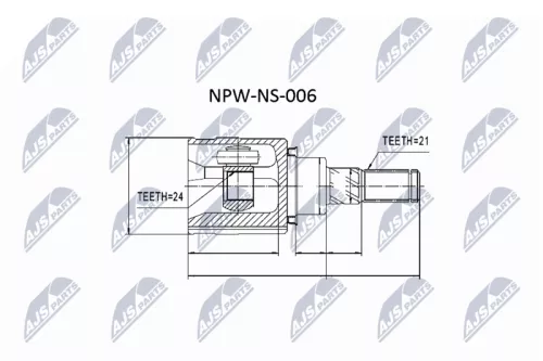 Rear Inner Rear Left Rear Right NTY Cv Joint & Boot Kit