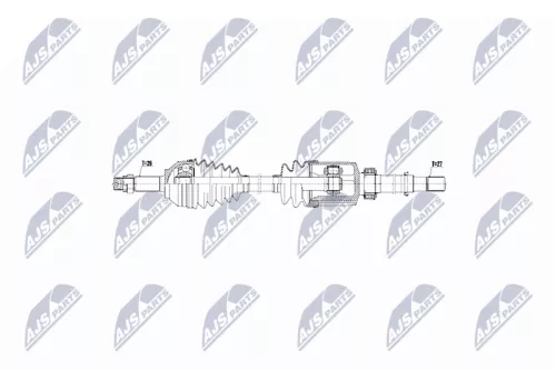 NTY NTY NPW-NS-056 NTY NPW-NS-056 Drive Shaft 