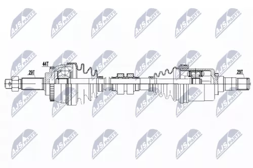 NTY NTY NPW-NS-060 NTY NPW-NS-060 Drive Shaft 