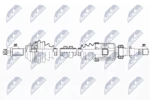 NTY NPW-NS-070 Drive Shaft