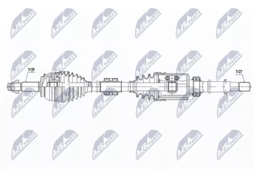 NTY NPW-NS-080 Drive Shaft
