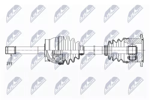 NTY NTY NPW-NS-084 NTY NPW-NS-084 Drive Shaft 