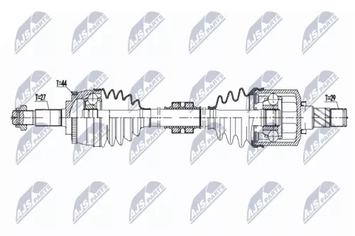 NTY NPW-NS-140 Drive Shaft
