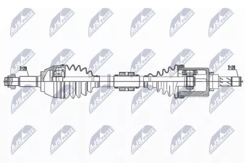 NTY NTY NPW-NS-146 NTY NPW-NS-146 Drive Shaft 