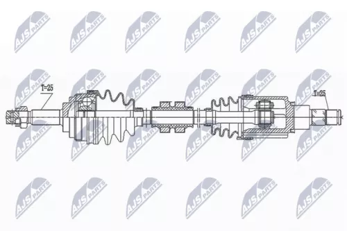 NTY NTY NPW-NS-152 NTY NPW-NS-152 Drive Shaft 