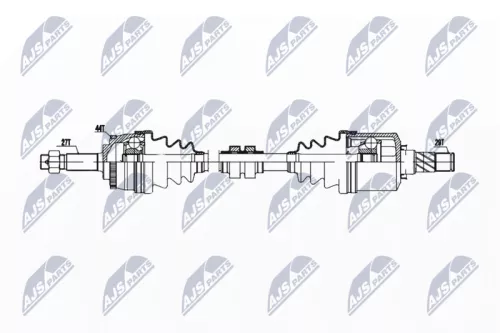 NTY NTY NPW-NS-158 NTY NPW-NS-158 Drive Shaft 