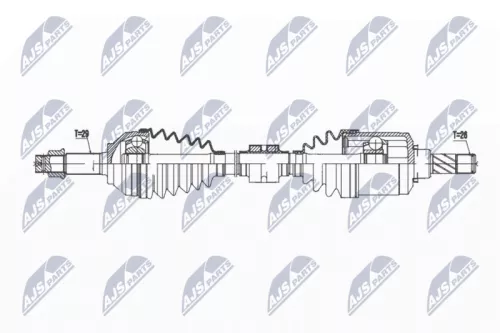 NTY NPW-NS-168 Drive Shaft