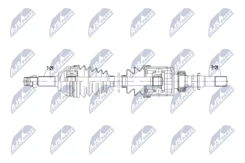 NTY NTY NPW-NS-171 NTY NPW-NS-171 Drive Shaft 