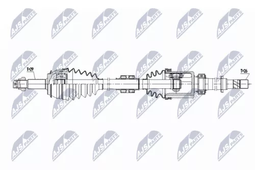 NTY NTY NPW-NS-172 NTY NPW-NS-172 Drive Shaft 