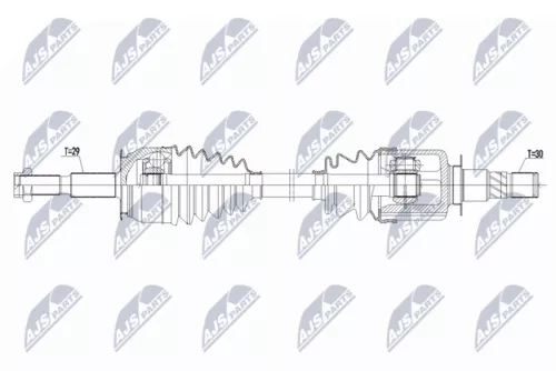NTY NPW-NS-173 Drive Shaft