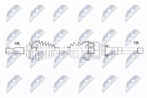 NTY NTY NPW-PE-017 NTY NPW-PE-017 Drive Shaft 
