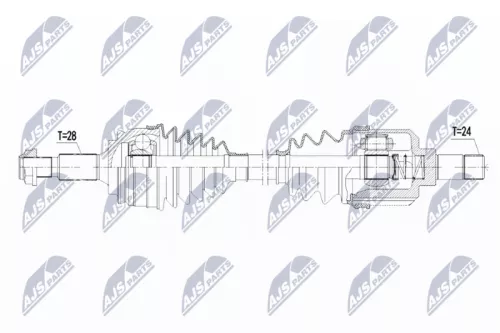NTY NTY NPW-PE-021 NTY NPW-PE-021 Drive Shaft 