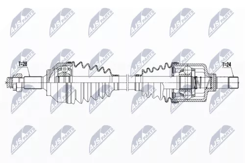 NTY NPW-PE-027 Drive Shaft