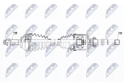 NTY NPW-PE-029 Drive Shaft