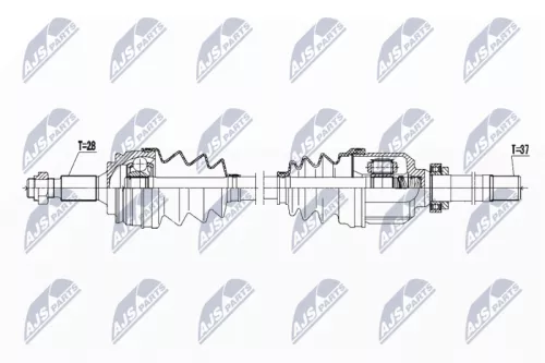 NTY NPW-PE-037 Drive Shaft