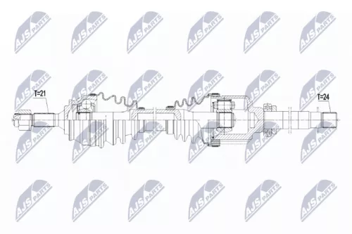 NTY NTY NPW-PE-047 NTY NPW-PE-047 Drive Shaft 