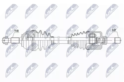 NTY NTY NPW-PE-057 NTY NPW-PE-057 Drive Shaft 