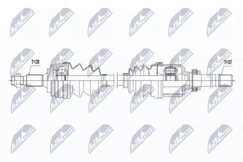 NTY NTY NPW-PE-073 NTY NPW-PE-073 Drive Shaft 