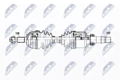 NTY NPW-PE-095 Drive Shaft