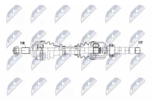 NTY NTY NPW-PE-101 NTY NPW-PE-101 Drive Shaft 