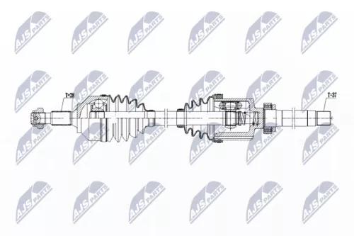 NTY NTY NPW-PE-103 NTY NPW-PE-103 Drive Shaft 