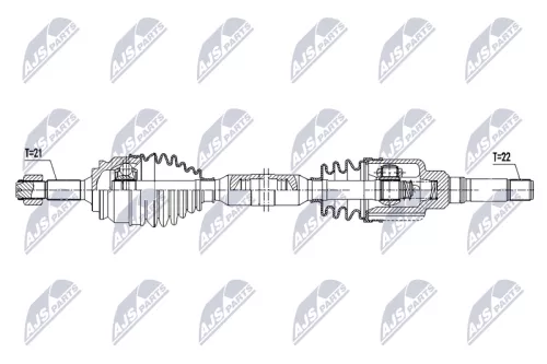 NTY NTY NPW-PE-113 NTY NPW-PE-113 Drive Shaft 