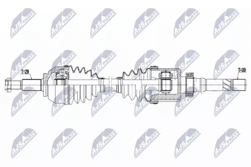 NTY NPW-PL-059 Drive Shaft