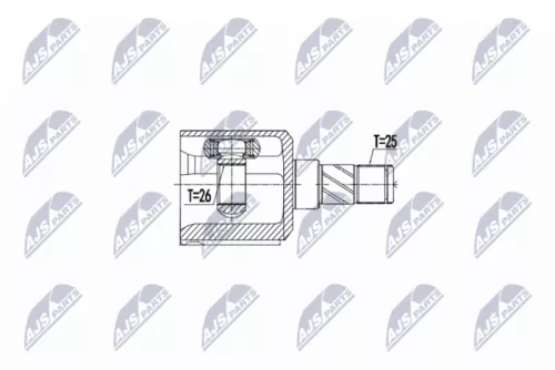 NTY NTY NPW-PL-076 Front Left NTY Cv Joint & Boot Kit 