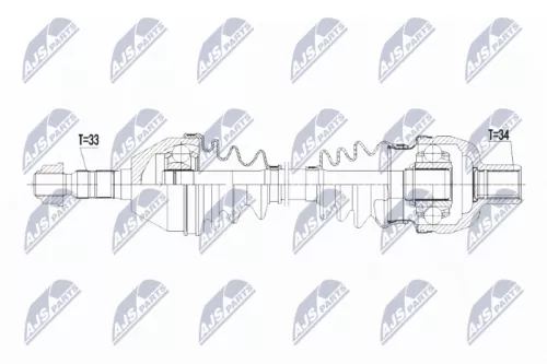 NTY NPW-PL-079 Drive Shaft