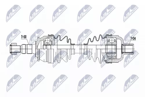 NTY NTY NPW-PL-083 NTY NPW-PL-083 Drive Shaft 