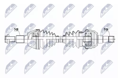NTY NTY NPW-PL-087 NTY NPW-PL-087 Drive Shaft 