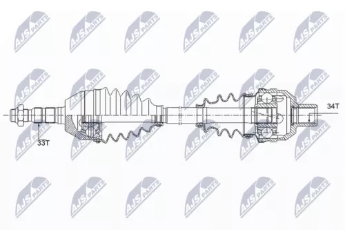 NTY NPW-PL-089 Drive Shaft