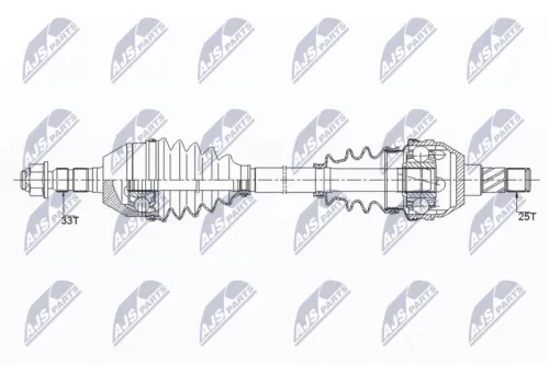 NTY NPW-PL-091 Drive Shaft