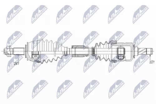 NTY NTY NPW-PL-095 NTY NPW-PL-095 Drive Shaft 